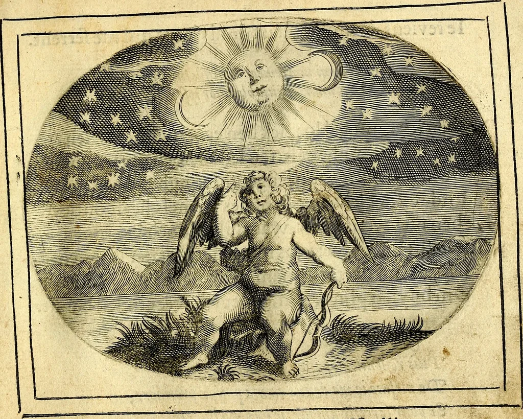 An illustration from Het ambach van Cvpido, op een nieuw ouersien ende verbetert, 1615, leaf 76