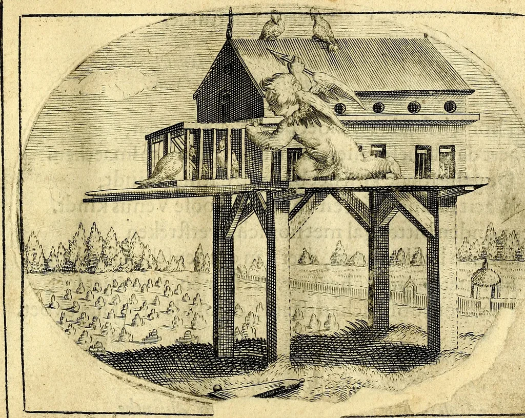 An illustration from Het ambach van Cvpido, op een nieuw ouersien ende verbetert, 1615, leaf 80