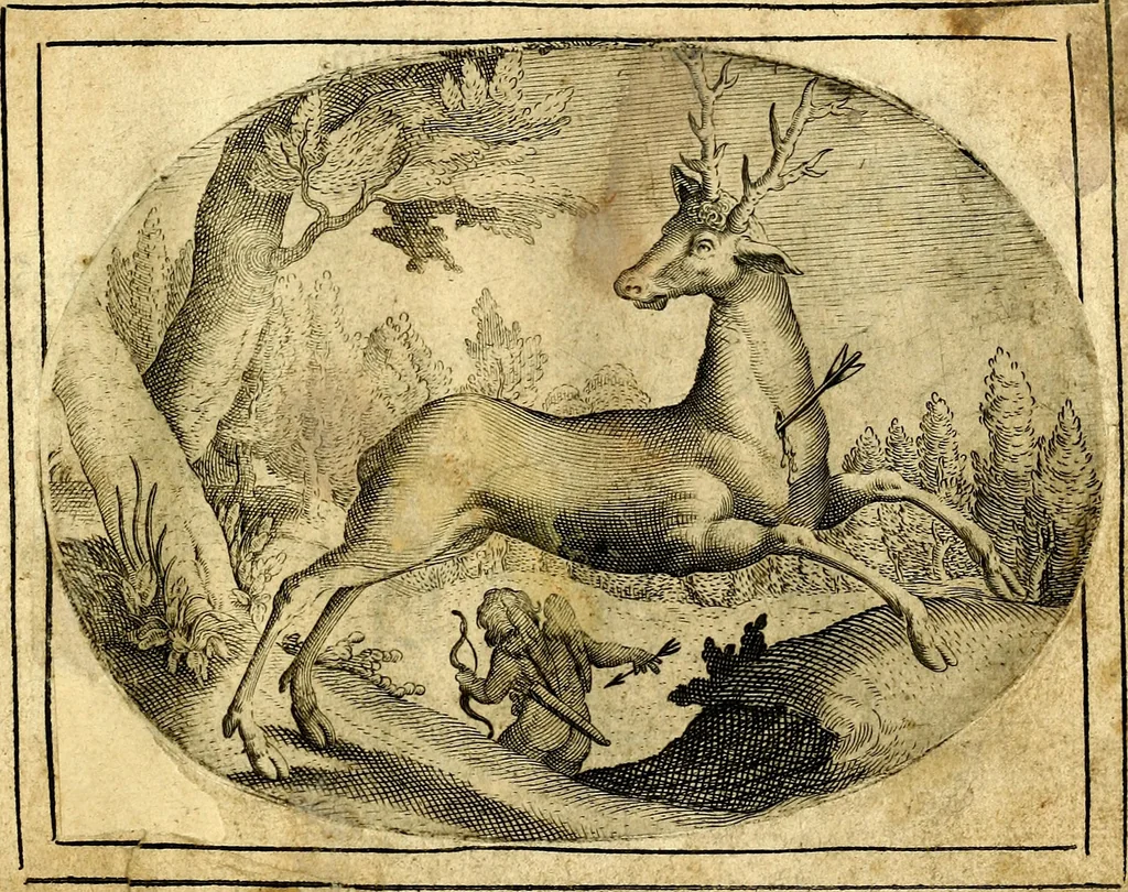 An illustration from Het ambach van Cvpido, op een nieuw ouersien ende verbetert, 1615, leaf 86