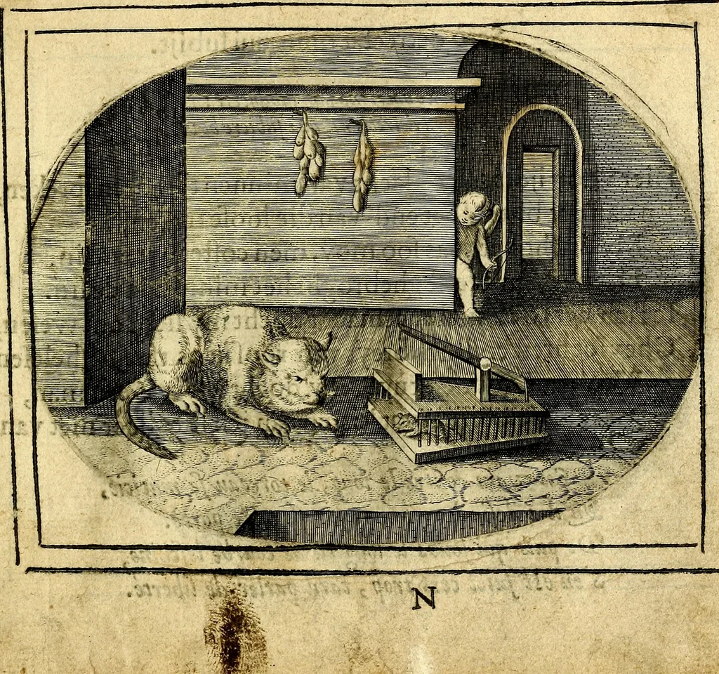 An illustration from Het ambach van Cvpido, op een nieuw ouersien ende verbetert, 1615, leaf 96