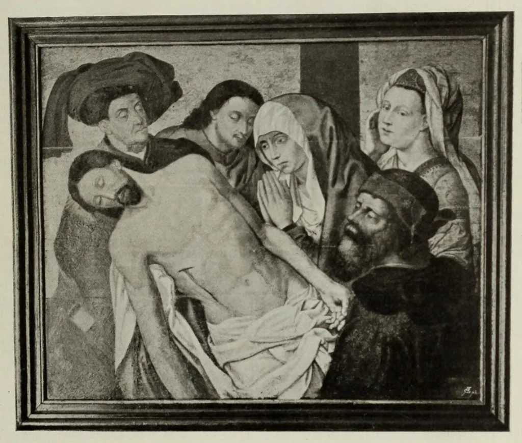 An illustration from Het Bisschoppelijk Museum te Haarlem, 1893, leaf 13