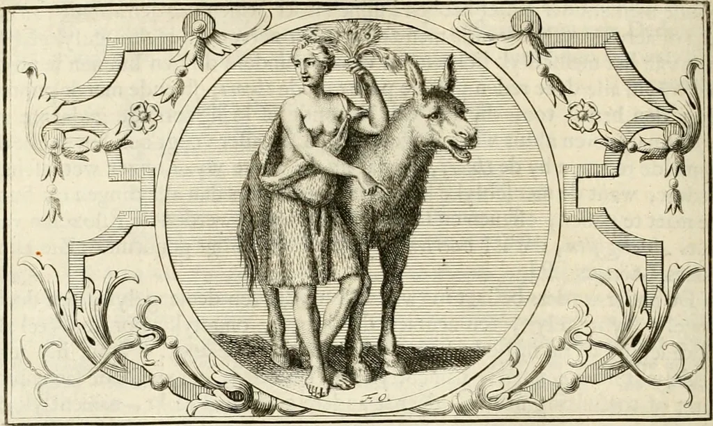 An illustration from Het groot natuur- en zedekundigh werelttoneel, of, Woordenboek van meer dan 1200 aeloude Egiptische, Grieksche en Romeinsche zinnebeelden of beeldenspraek ... : op nieu uit de oirsprongklyke schriften van Cezar Ripa, Zaratino Kastellini, Piërius Valerianus, Horus Apollo en andere ... getrokken in eene alphabetische ordre gebragt, met uitvoerige aenmerkingen en ophelderingen ... door een' ervaren taelen outheitkundigen, hebende voor het overige de uitmuntende dichter, Hubert Korneliszoon Poot dit werk ten opzichte van den text ... in klaer en zuiver Nederduitsch overgeschreven, en achte verscheide zinnebeelden dichtkundige toepassingen gestelt ; met fraeje kunstplaten versiert .., 1743, leaf 181