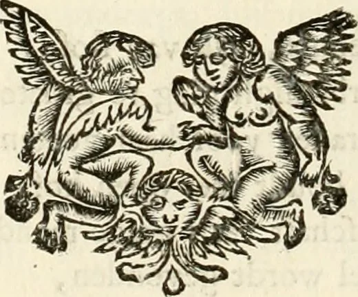 An illustration from Het groot natuur- en zedekundigh werelttoneel, of, Woordenboek van meer dan 1200 aeloude Egiptische, Grieksche en Romeinsche zinnebeelden of beeldenspraek ... : op nieu uit de oirsprongklyke schriften van Cezar Ripa, Zaratino Kastellini, Piërius Valerianus, Horus Apollo en andere ... getrokken in eene alphabetische ordre gebragt, met uitvoerige aenmerkingen en ophelderingen ... door een' ervaren taelen outheitkundigen, hebende voor het overige de uitmuntende dichter, Hubert Korneliszoon Poot dit werk ten opzichte van den text ... in klaer en zuiver Nederduitsch overgeschreven, en achte verscheide zinnebeelden dichtkundige toepassingen gestelt ; met fraeje kunstplaten versiert .., 1743, leaf 31