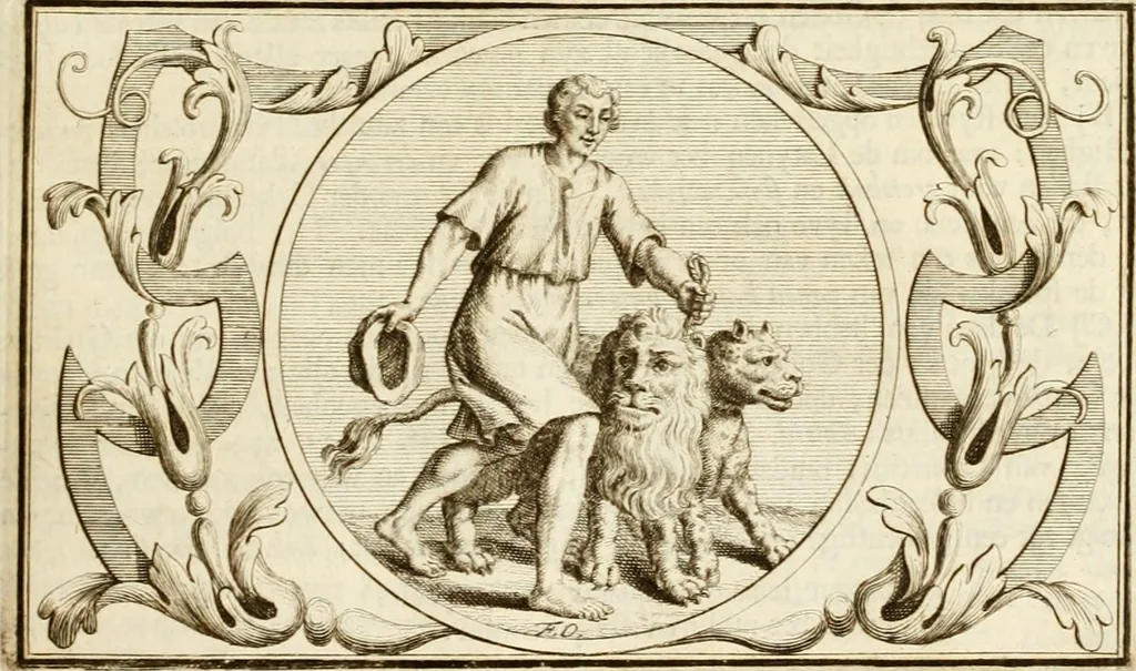 An illustration from Het groot natuur- en zedekundigh werelttoneel, of, Woordenboek van meer dan 1200 aeloude Egiptische, Grieksche en Romeinsche zinnebeelden of beeldenspraek ... : op nieu uit de oirsprongklyke schriften van Cezar Ripa, Zaratino Kastellini, Piërius Valerianus, Horus Apollo en andere ... getrokken in eene alphabetische ordre gebragt, met uitvoerige aenmerkingen en ophelderingen ... door een' ervaren taelen outheitkundigen, hebende voor het overige de uitmuntende dichter, Hubert Korneliszoon Poot dit werk ten opzichte van den text ... in klaer en zuiver Nederduitsch overgeschreven, en achte verscheide zinnebeelden dichtkundige toepassingen gestelt ; met fraeje kunstplaten versiert .., 1743, leaf 460