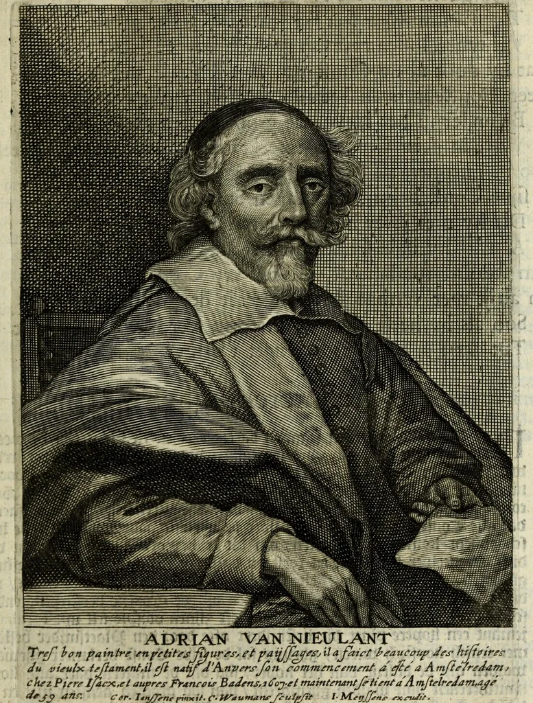 An illustration from Het gulden cabinet vande edel vry schilder const : inhoudende den lof vande vermarste schilders, architecte, beldthowers, ende plaetsnyders, van dese eeuw, 1662, leaf 151