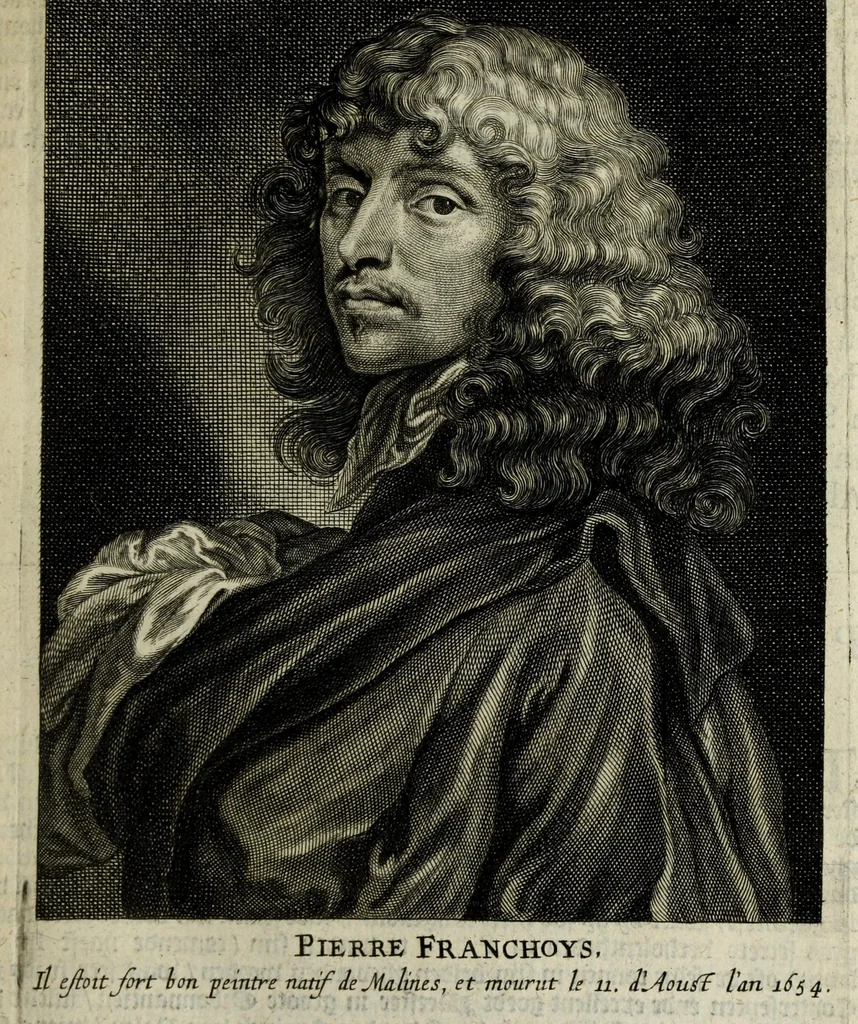 An illustration from Het gulden cabinet vande edel vry schilder const : inhoudende den lof vande vermarste schilders, architecte, beldthowers, ende plaetsnyders, van dese eeuw, 1662, leaf 157