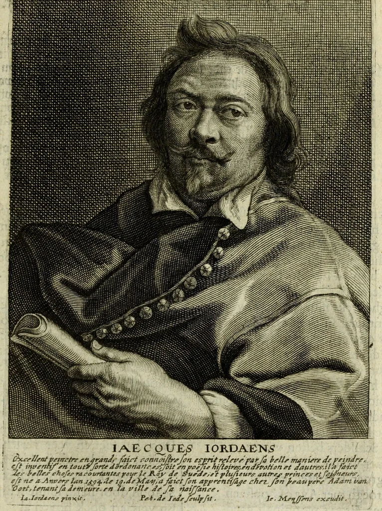An illustration from Het gulden cabinet vande edel vry schilder const : inhoudende den lof vande vermarste schilders, architecte, beldthowers, ende plaetsnyders, van dese eeuw, 1662, leaf 243