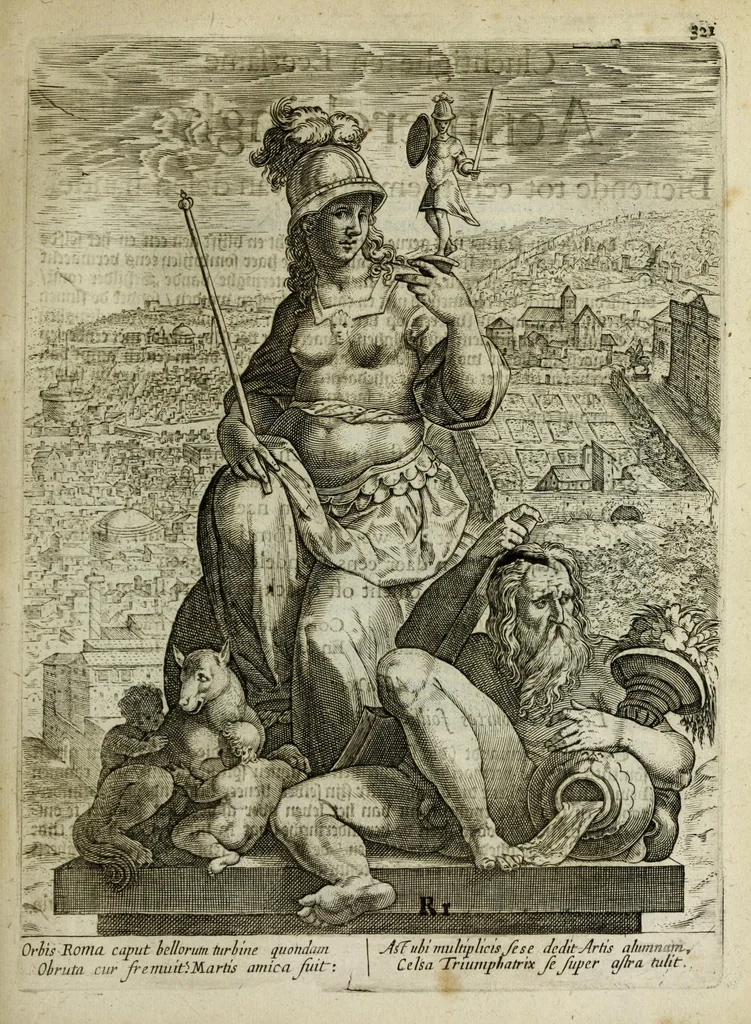An illustration from Het gulden cabinet vande edel vry schilder const : inhoudende den lof vande vermarste schilders, architecte, beldthowers, ende plaetsnyders, van dese eeuw, 1662, leaf 325