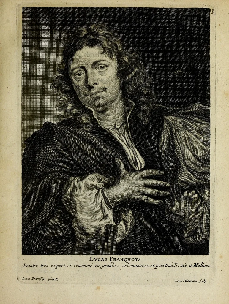 An illustration from Het gulden cabinet vande edel vry schilder const : inhoudende den lof vande vermarste schilders, architecte, beldthowers, ende plaetsnyders, van dese eeuw, 1662, leaf 379