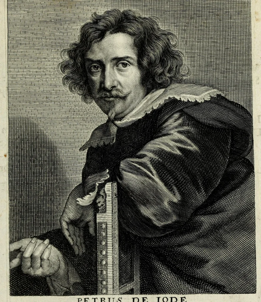 An illustration from Het gulden cabinet vande edel vry schilder const : inhoudende den lof vande vermarste schilders, architecte, beldthowers, ende plaetsnyders, van dese eeuw, 1662, leaf 517