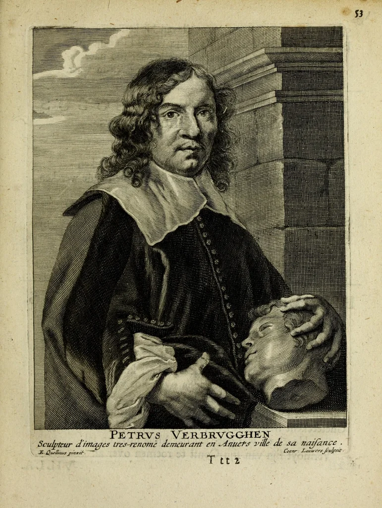 An illustration from Het gulden cabinet vande edel vry schilder const : inhoudende den lof vande vermarste schilders, architecte, beldthowers, ende plaetsnyders, van dese eeuw, 1662, leaf 537