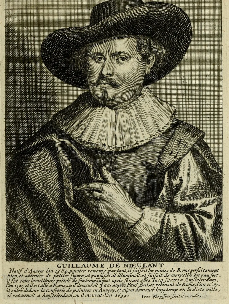 An illustration from Het gulden cabinet vande edel vry schilder const : inhoudende den lof vande vermarste schilders, architecte, beldthowers, ende plaetsnyders, van dese eeuw, 1662, leaf 67