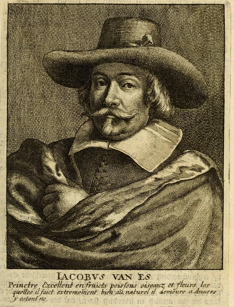 An illustration from Het gulden cabinet van de edele vry schilder-const : ontsloten door den lanck ghewenschten vrede tusschen de twee machtighe croonen van Spaignien en Vrancryck : waer-inne begrepen is den ontsterffe-lijcken loff vande vermaerste constiminnende geesten ende schilders van dese eeuw, hier inne meest naer het leven af-gebeldt, verciert met veel vermakelijcke rijmen ende spreucken, 1662, leaf 241