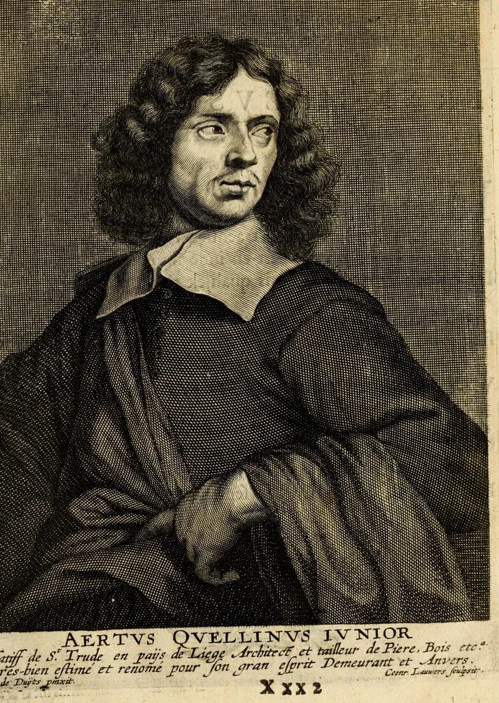 An illustration from Het gulden cabinet van de edele vry schilder-const : ontsloten door den lanck ghewenschten vrede tusschen de twee machtighe croonen van Spaignien en Vrancryck : waer-inne begrepen is den ontsterffe-lijcken loff vande vermaerste constiminnende geesten ende schilders van dese eeuw, hier inne meest naer het leven af-gebeldt, verciert met veel vermakelijcke rijmen ende spreucken, 1662, leaf 573