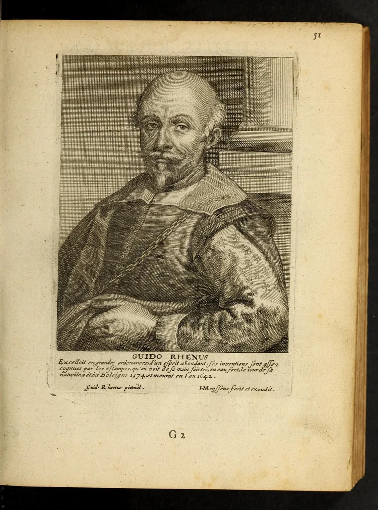An illustration from Het gulden cabinet van de edele vry schilder-const : ontsloten door den lanck ghewenschten vrede tusschen de twee machtighe croonen van Spaignien en Vrancryck : waer-inne begrepen is den ontsterffe-lijcken loff vande vermaerste constiminnende geesten ende schilders van dese eeuw, hier inne meest naer het leven af-gebeldt, verciert met veel vermakelijcke rijmen ende spreucken, 1662, leaf 59