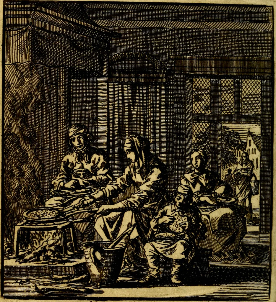 An illustration from Het leezaam huisraad, vertoond in vyftig konstige figuuren, met godlyke spruken en stichtelyke verzen, 1711, leaf 139