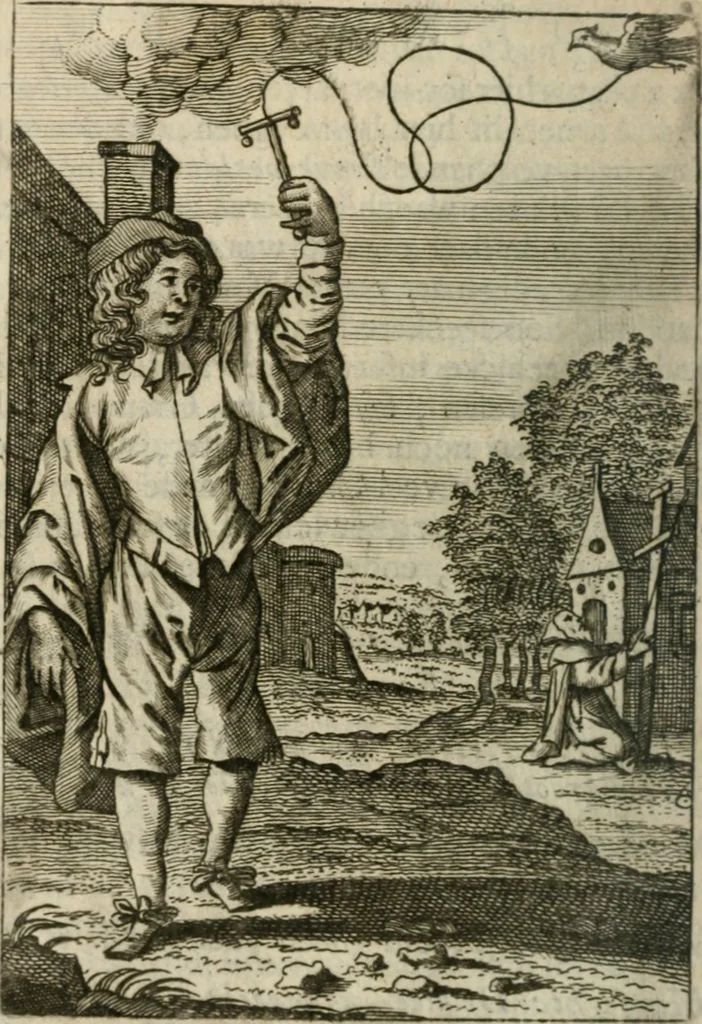 An illustration from Het masker vande wereldt afgetrocken, 1733, leaf 377