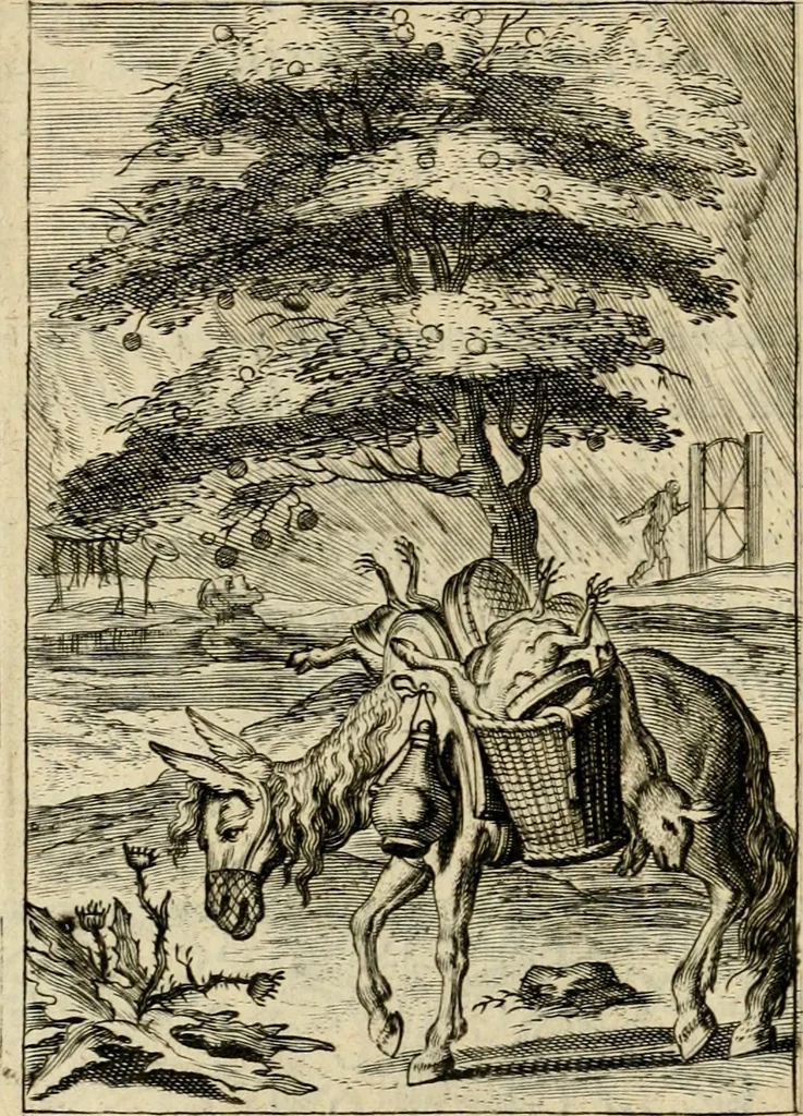 An illustration from Het masker vande wereldt, 1646, leaf 105