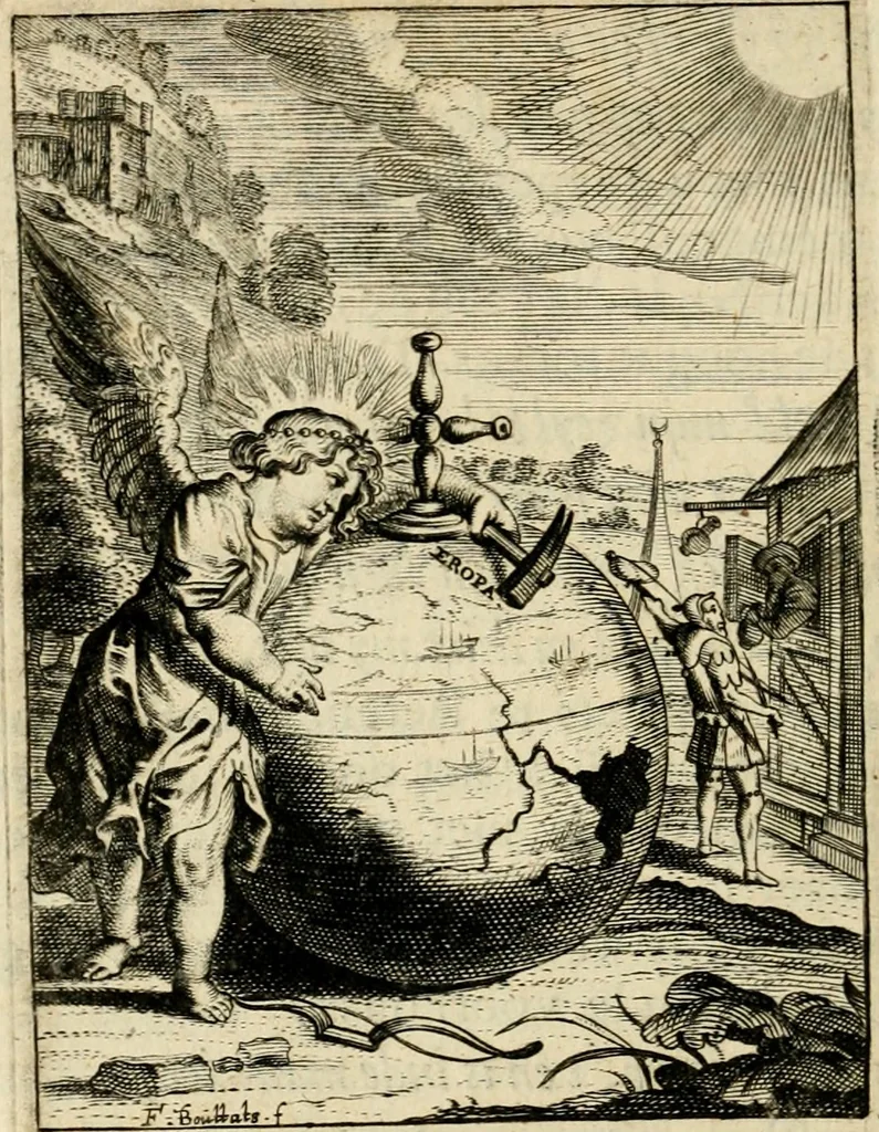 An illustration from Het masker vande wereldt, 1646, leaf 237