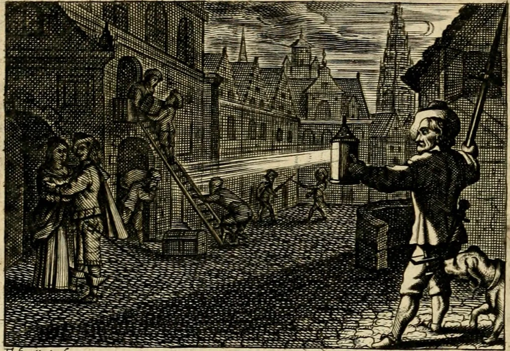 An illustration from Het masker vande wereldt, 1646, leaf 283