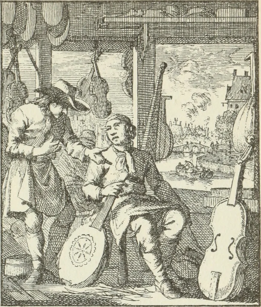 An illustration from Het menselyk bedryf, 1694, leaf 116