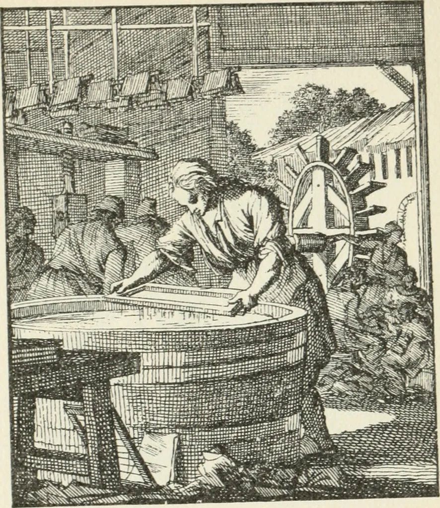 An illustration from Het menselyk bedryf, 1694, leaf 126