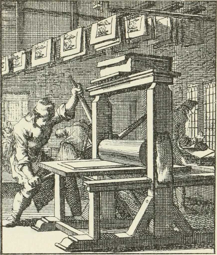 An illustration from Het menselyk bedryf, 1694, leaf 130