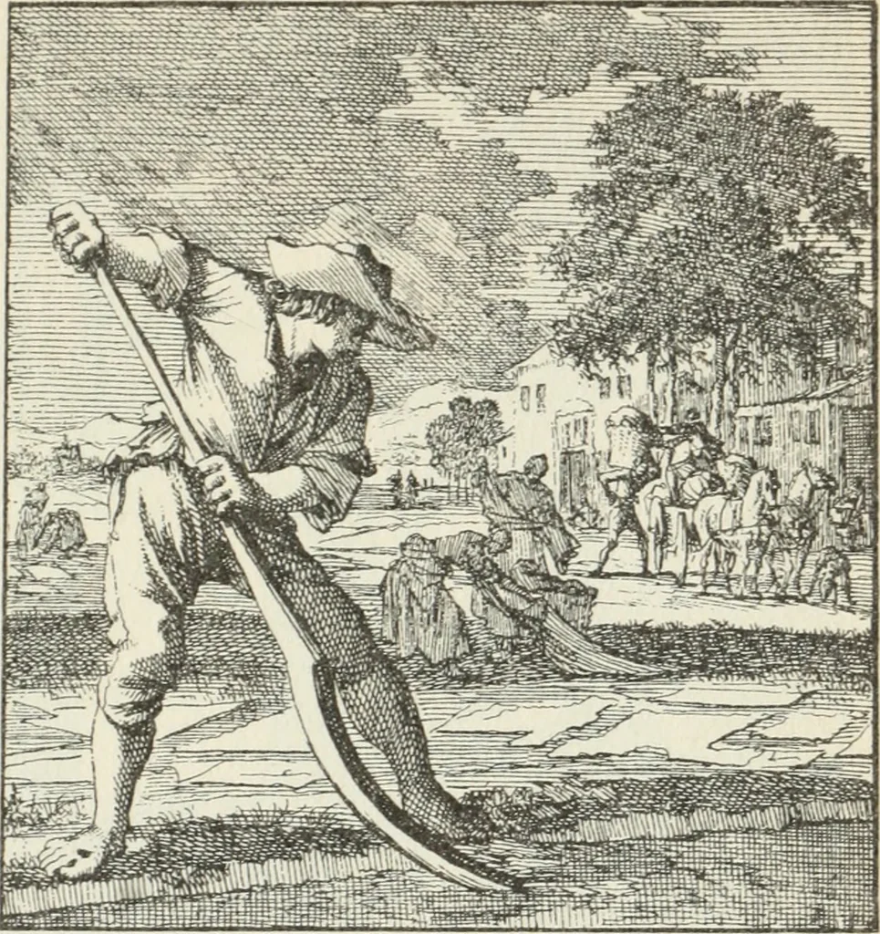An illustration from Het menselyk bedryf, 1694, leaf 142