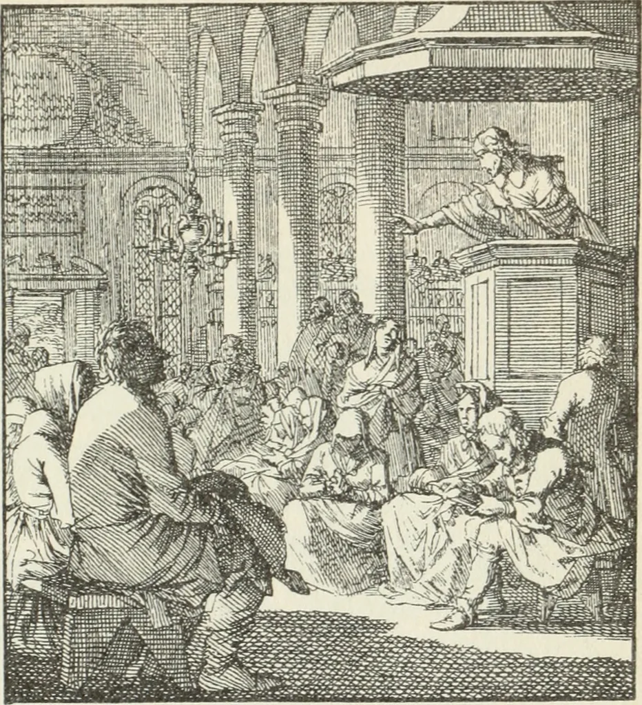 An illustration from Het menselyk bedryf, 1694, leaf 190
