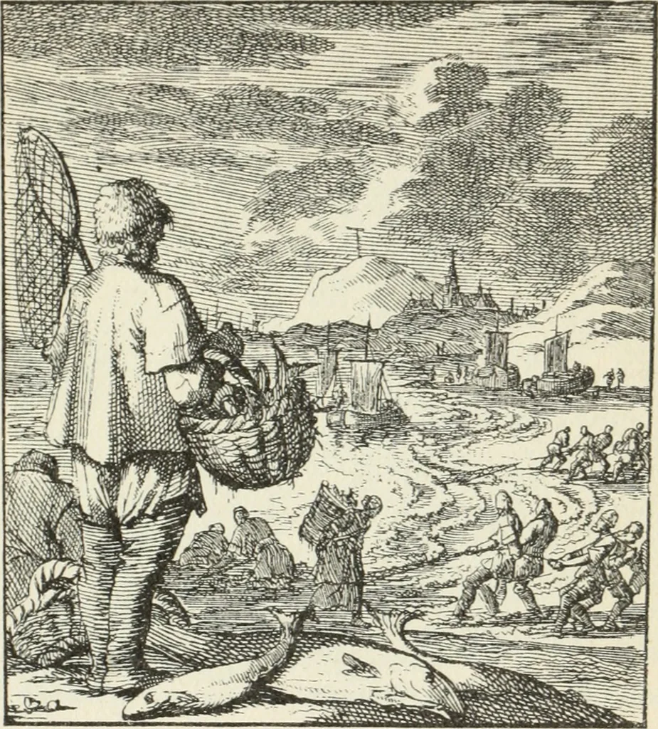 An illustration from Het menselyk bedryf, 1694, leaf 196