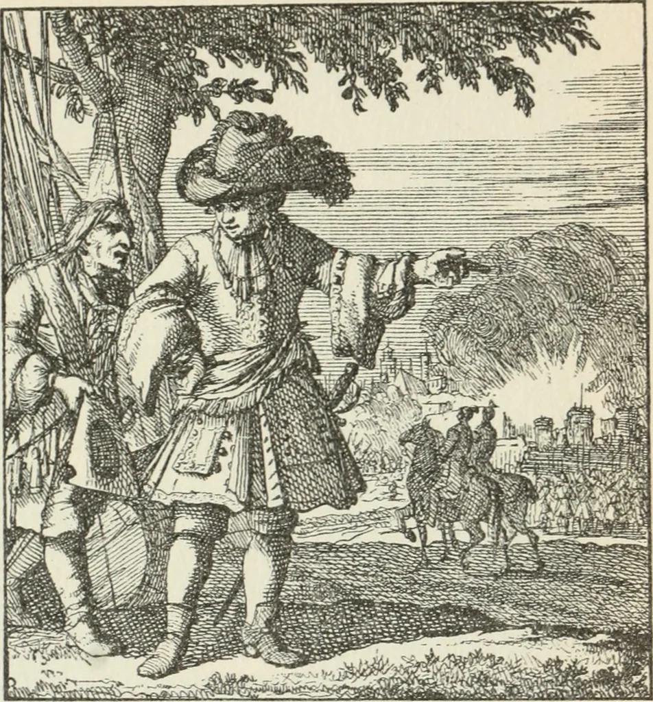 An illustration from Het menselyk bedryf, 1694, leaf 202