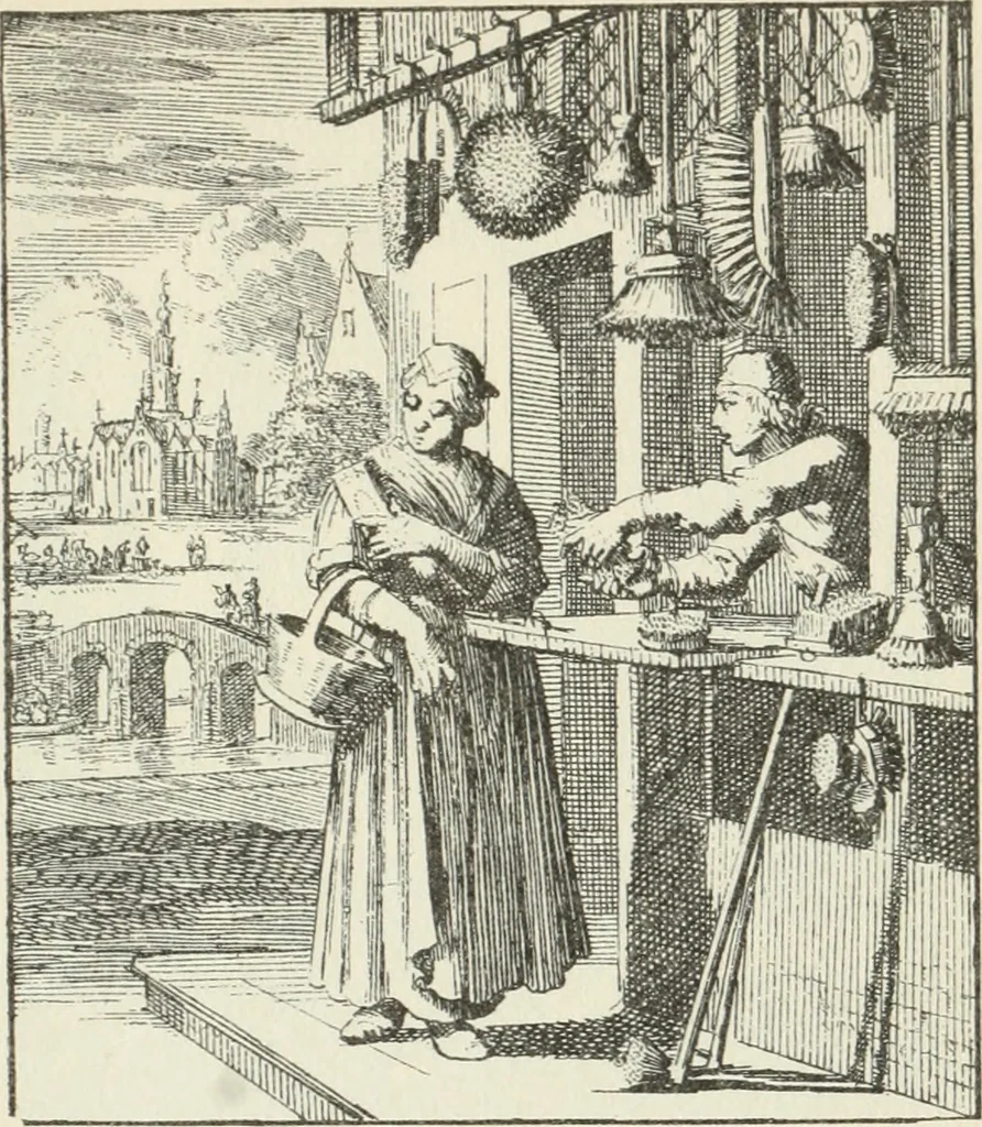 An illustration from Het menselyk bedryf, 1694, leaf 22