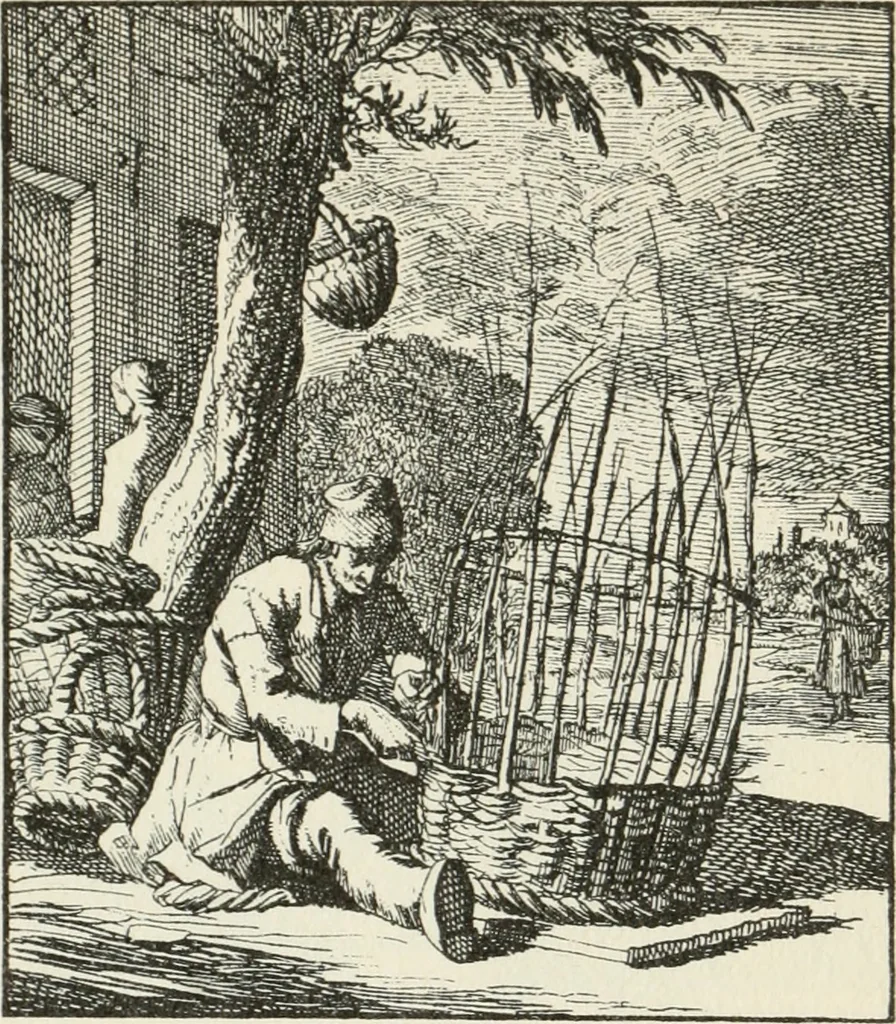An illustration from Het menselyk bedryf, 1694, leaf 26