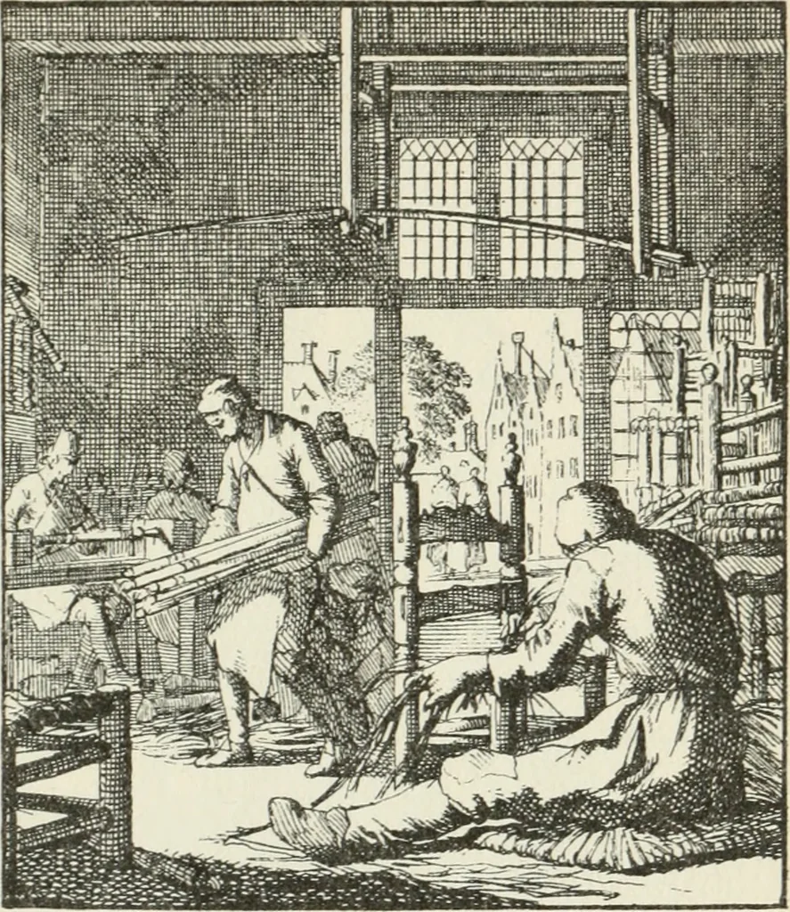 An illustration from Het menselyk bedryf, 1694, leaf 30