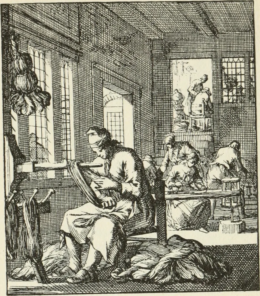 An illustration from Het menselyk bedryf, 1694, leaf 34