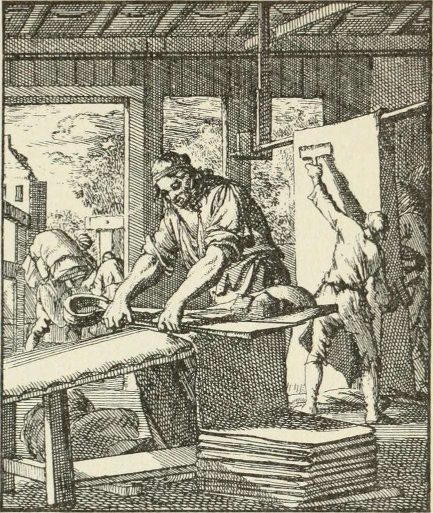 An illustration from Het menselyk bedryf, 1694, leaf 40