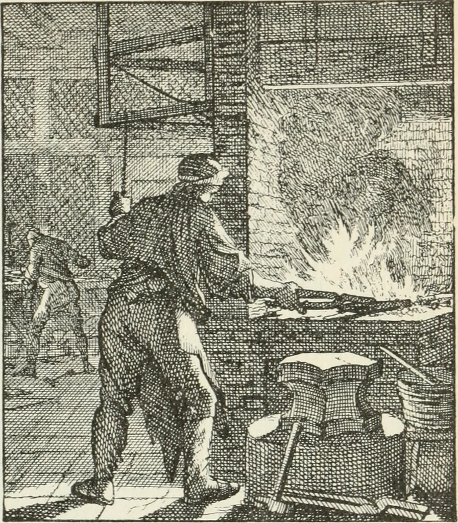 An illustration from Het menselyk bedryf, 1694, leaf 62