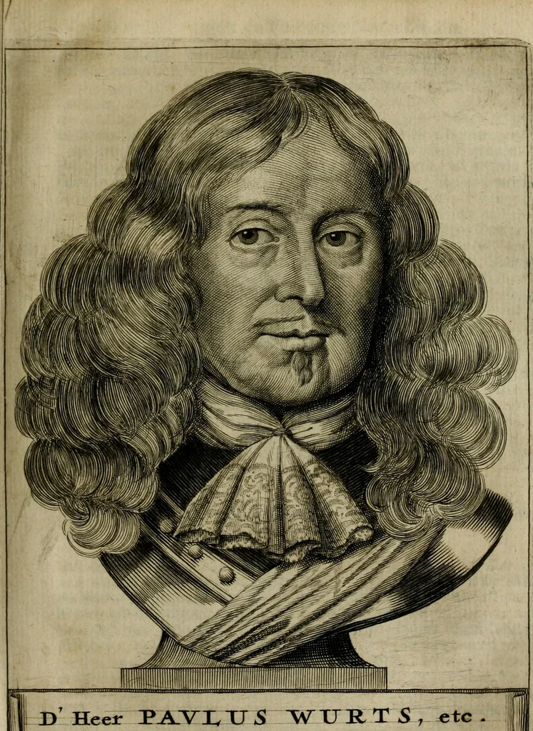An illustration from Het ontroerde Nederlandt, door de wapenen des konings van Vrankryk : dat is een waarchtigh verhaal van den Fransen, Engelsen, Keulsen, en Munstersen oorlogh, tegen de Vereenigde Nederlanden, met desselfs binnelandtse beroerten ..., 1674, leaf 222