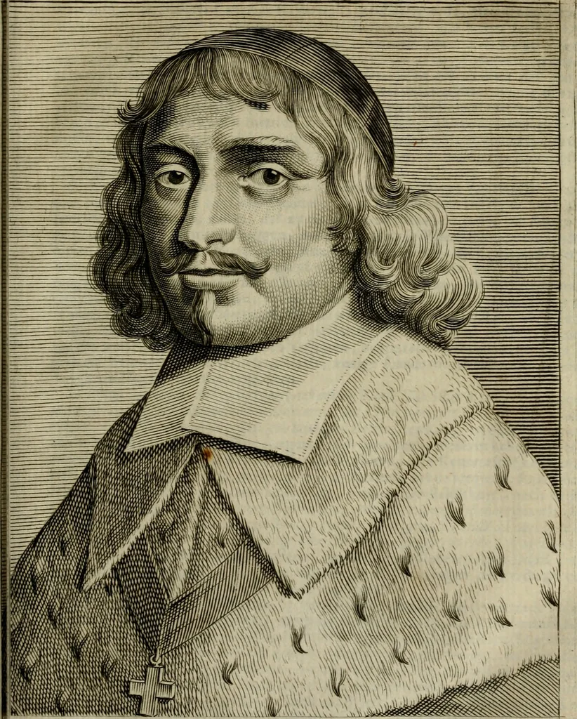 An illustration from Het ontroerde Nederlandt, door de wapenen des konings van Vrankryk : dat is een waarchtigh verhaal van den Fransen, Engelsen, Keulsen, en Munstersen oorlogh, tegen de Vereenigde Nederlanden, met desselfs binnelandtse beroerten ..., 1674, leaf 58