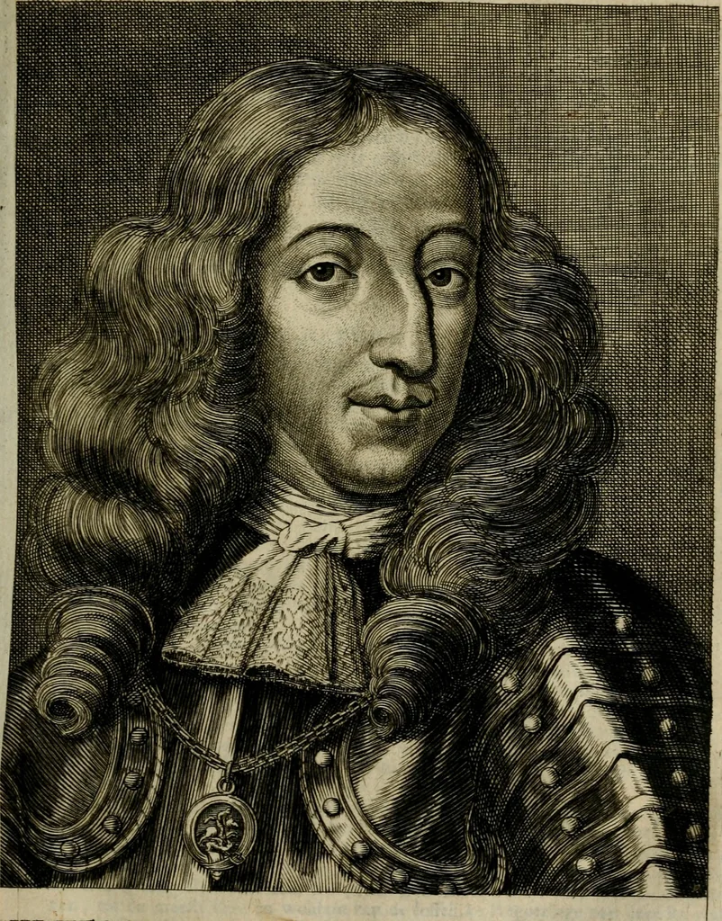 An illustration from Het ontroerde Nederlandt, door de wapenen des konings van Vrankryk : dat is een waarchtigh verhaal van den Fransen, Engelsen, Keulsen, en Munstersen oorlogh, tegen de Vereenigde Nederlanden, met desselfs binnelandtse beroerten ..., 1674, leaf 78