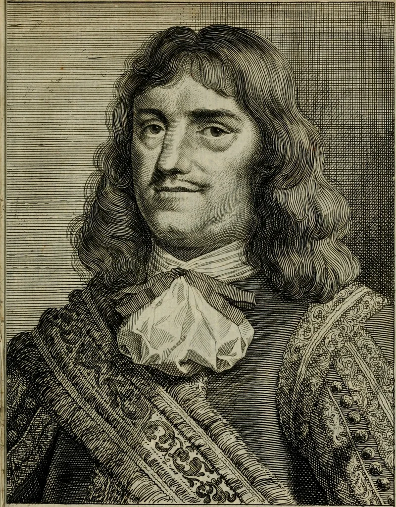 An illustration from Het ontroerde Nederlandt, door de wapenen des konings van Vrankryk : dat is een waarchtigh verhaal van den Fransen, Engelsen, Keulsen, en Munstersen oorlogh, tegen de Vereenigde Nederlanden, met desselfs binnelandtse beroerten ..., 1674, leaf 8