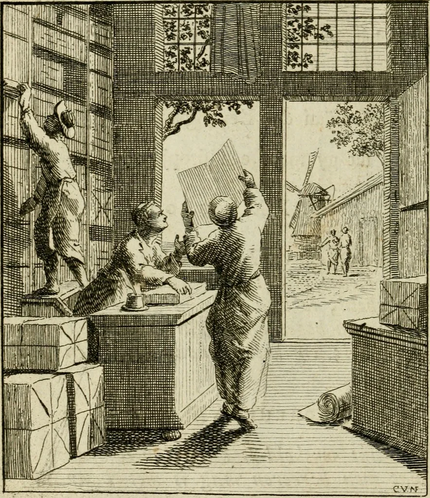 An illustration from Het overvloeijend herte, of nagelatene verzen, 1767, leaf 119
