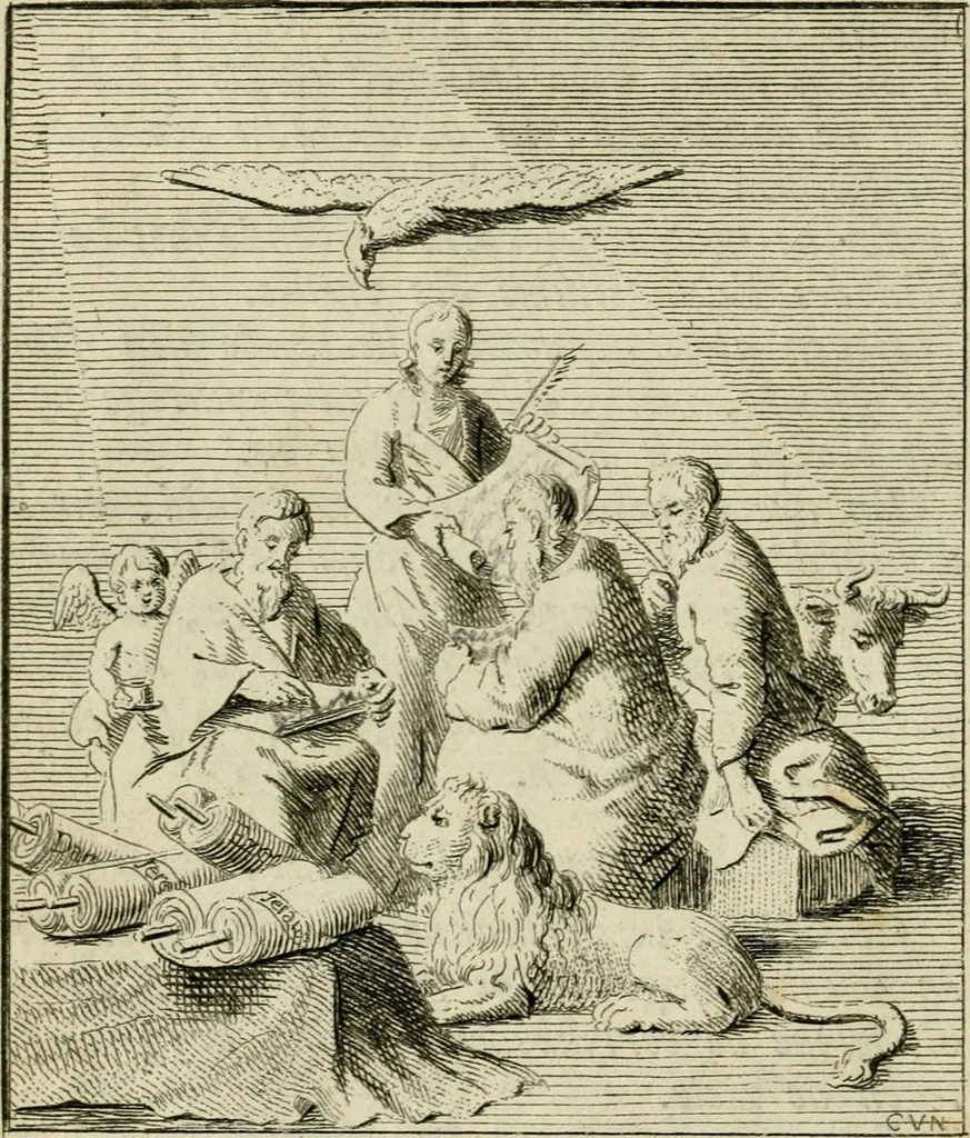 An illustration from Het overvloeijend herte, of nagelatene verzen, 1767, leaf 141