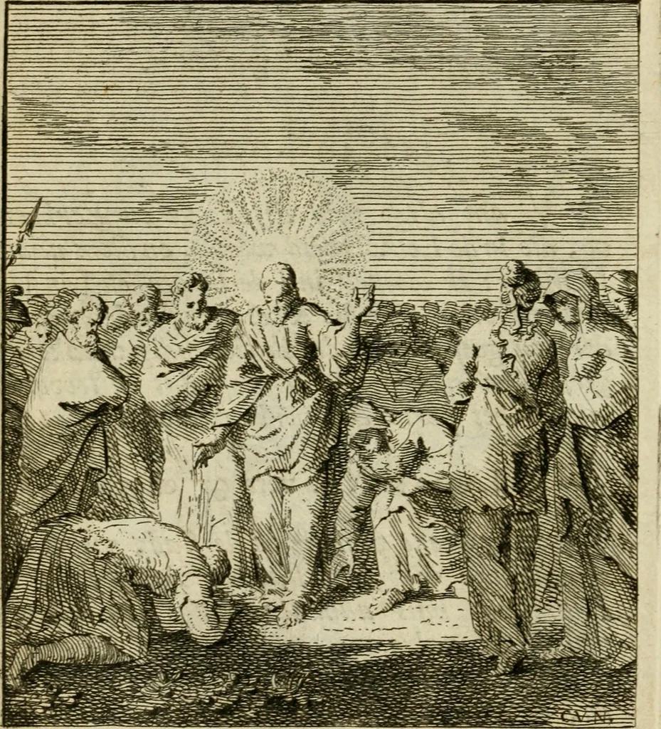 An illustration from Het overvloeijend herte, of nagelatene verzen, 1767, leaf 157