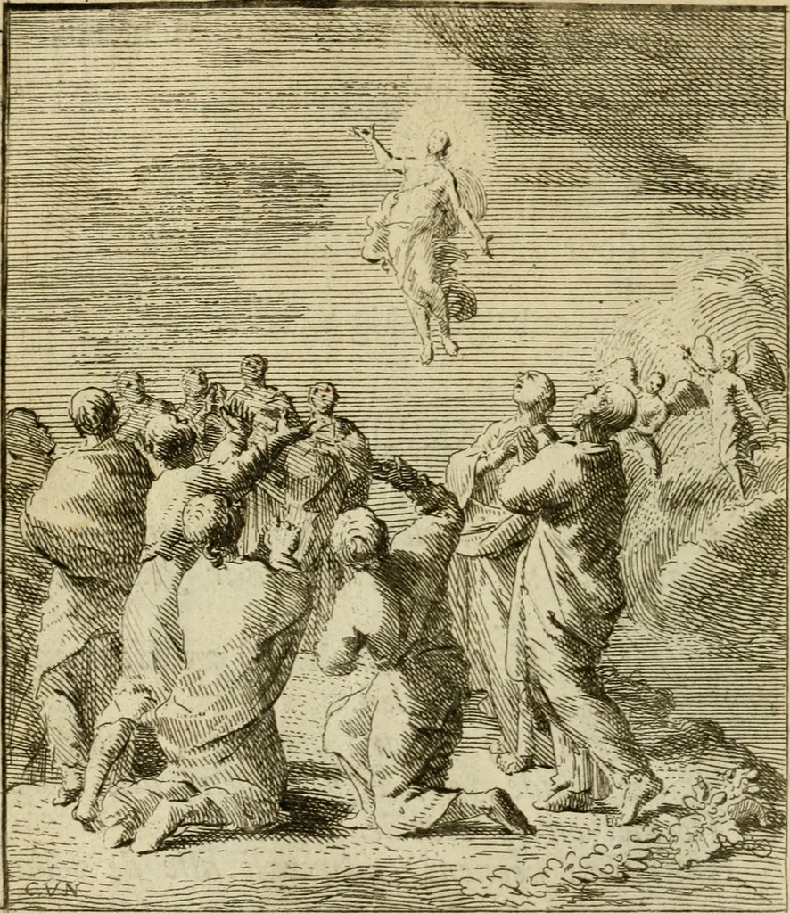 An illustration from Het overvloeijend herte, of nagelatene verzen, 1767, leaf 179