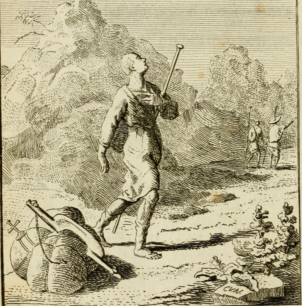 An illustration from Het overvloeijend herte, of nagelatene verzen, 1767, leaf 241