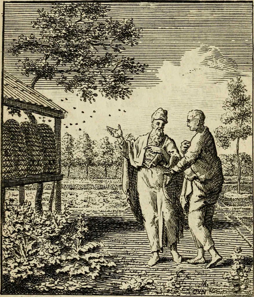 An illustration from Het overvloeijend herte, of nagelatene verzen, 1767, leaf 47