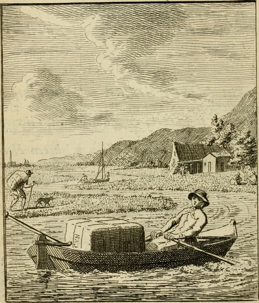 An illustration from Het overvloeijend herte, of nagelatene verzen, 1767, leaf 87