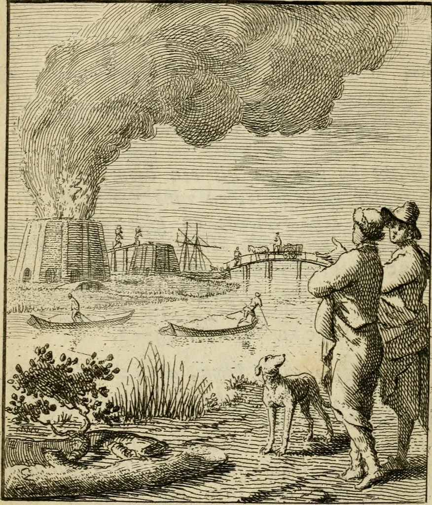 An illustration from Het overvloeijend herte, of nagelatene verzen, 1767, leaf 93