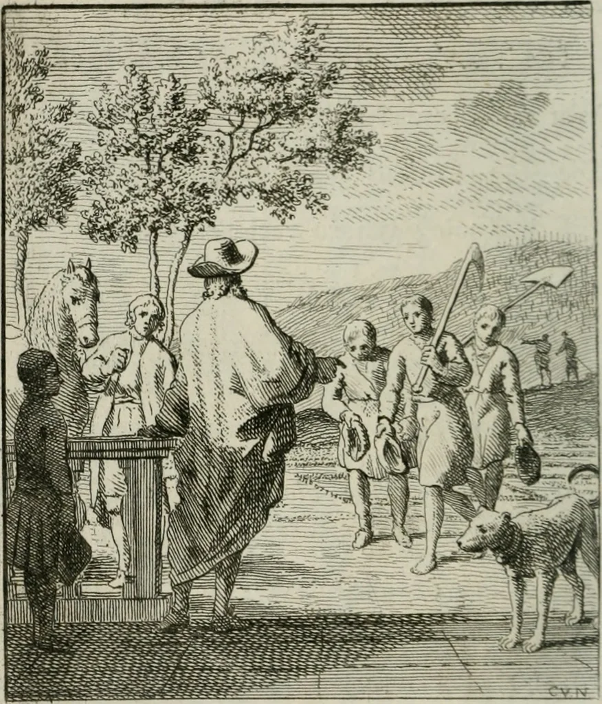 An illustration from Het Overvloeijend Herte : of Nagelatene Verzen, 1767, leaf 109